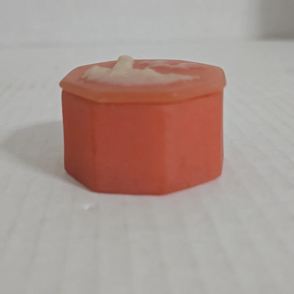 Vintage Raised Lighthouse Octagonal Trinket Box